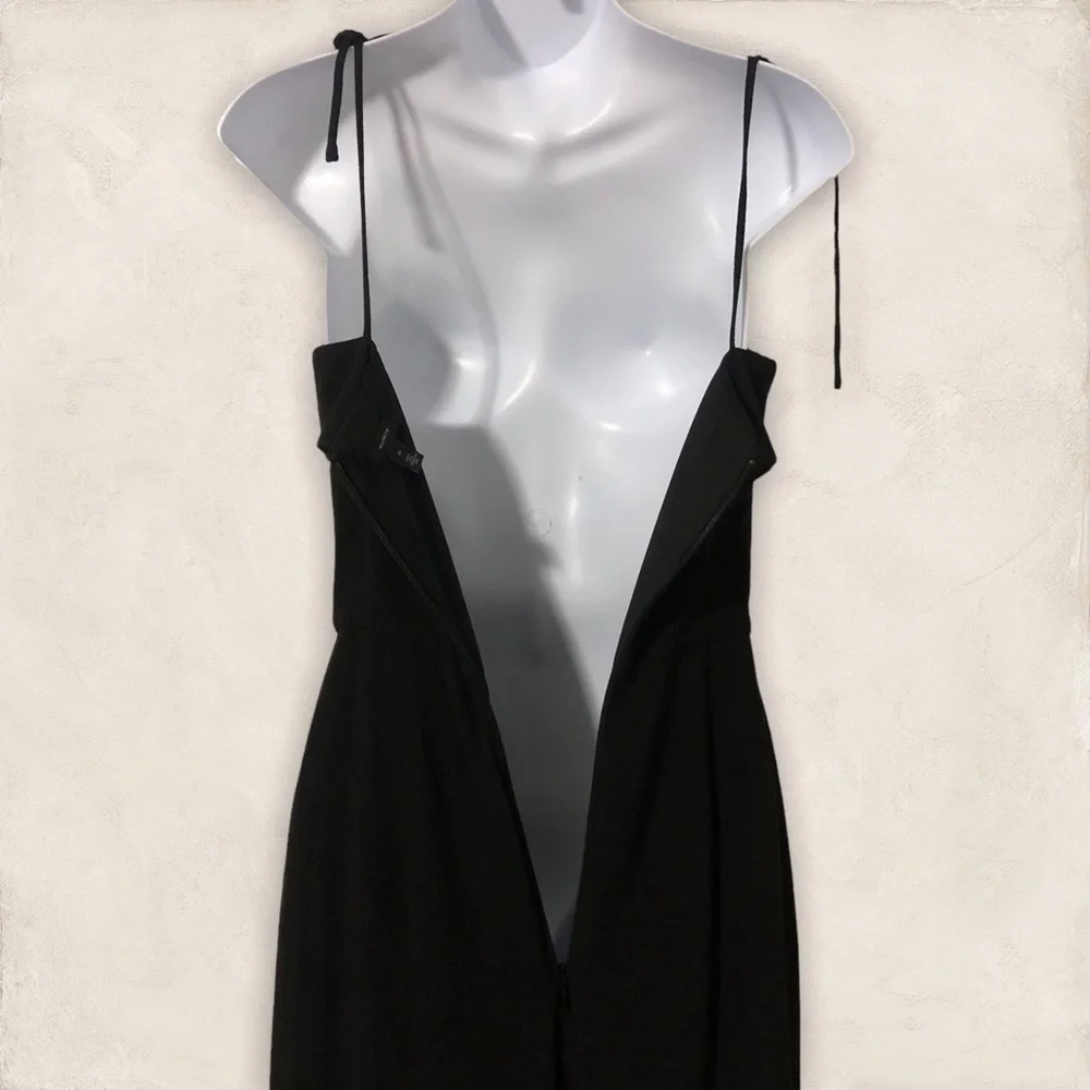 Halogen jumpsuit wide leg black formal size XS - Picture 10 of 11